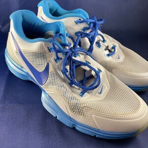 Mint Condition Nike TR1 Trainers White Light Blue Royal Mens 11 US 45 EUR